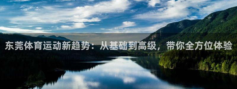 yy易游官方正版app新能源:东莞体育运动新趋势:从基础到高